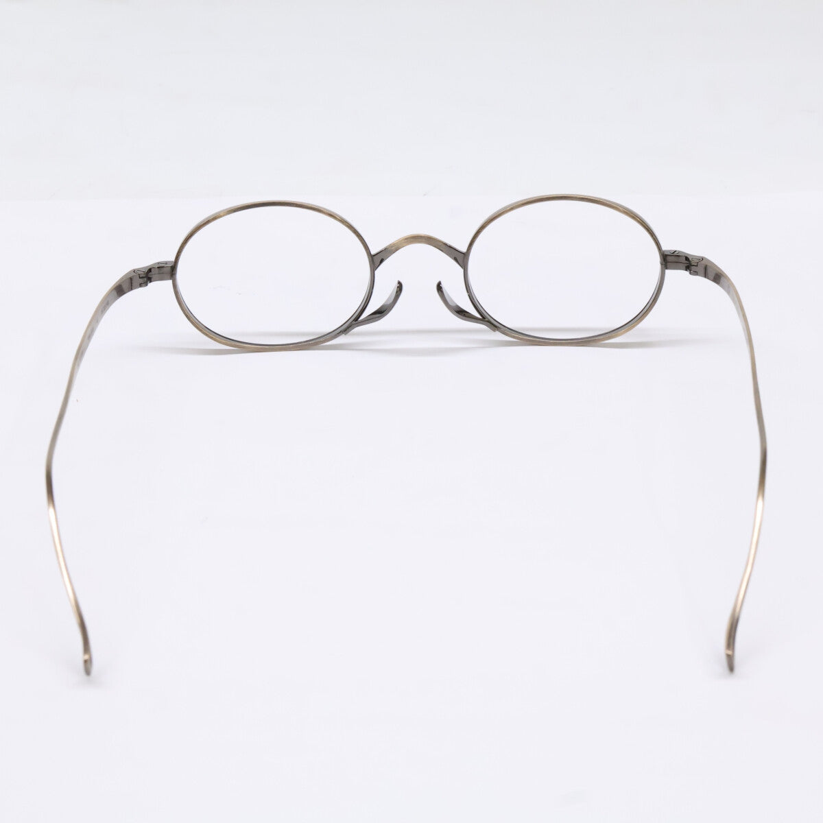 KameManNen KMN9918 AG Oval Gold Titanium Glasses Size 45X22-145