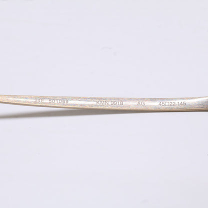 KameManNen KMN9918 AG Oval Gold Titanium Glasses Size 45X22-145