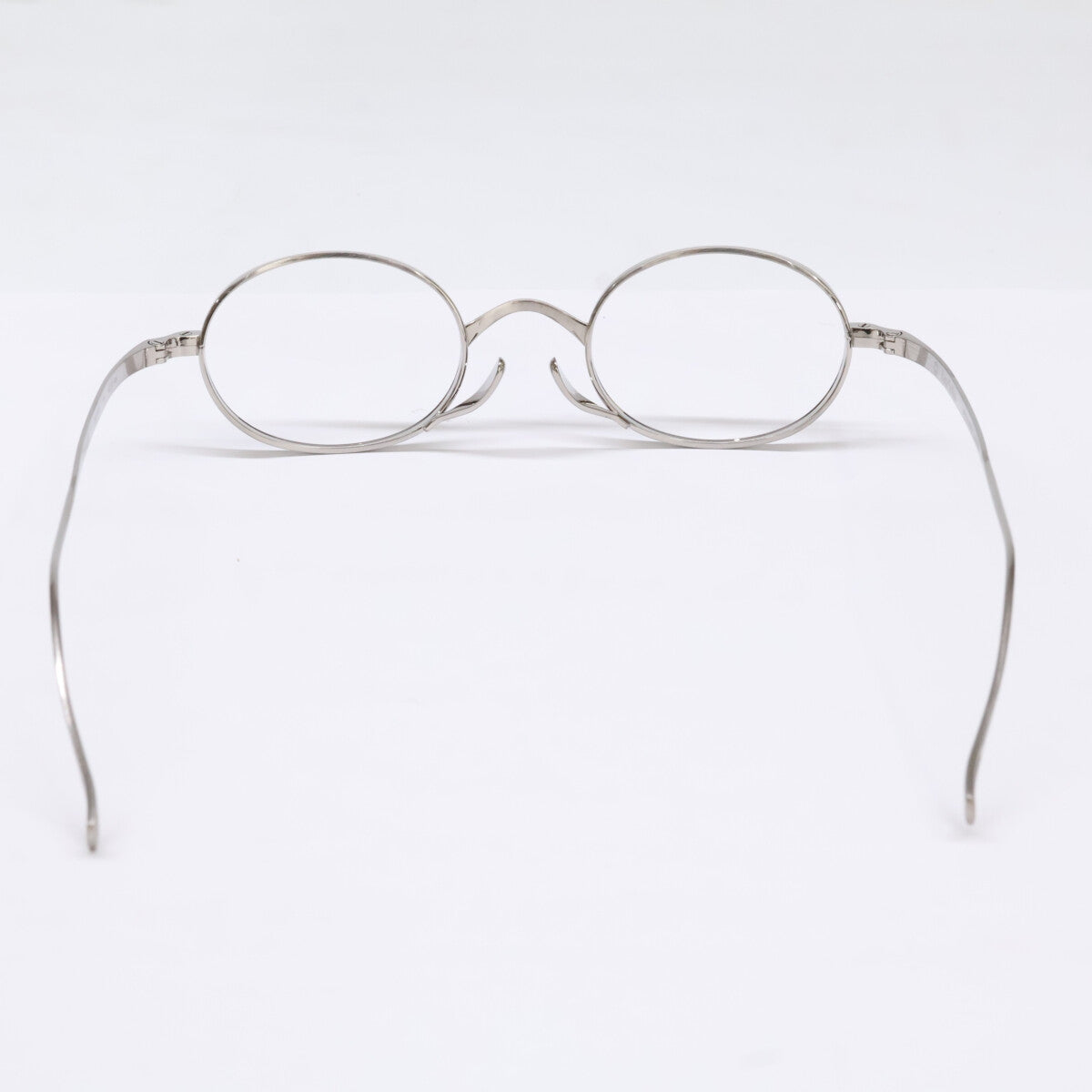 KameManNen KMN9918 TSH Oval Silver Titanium Glasses Size 45X22-145
