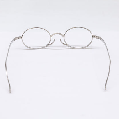 KameManNen KMN9918 TSH Oval Silver Titanium Glasses Size 45X22-145