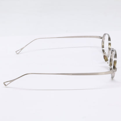 KameManNen KMN9918 TSH Oval Silver Titanium Glasses Size 45X22-145