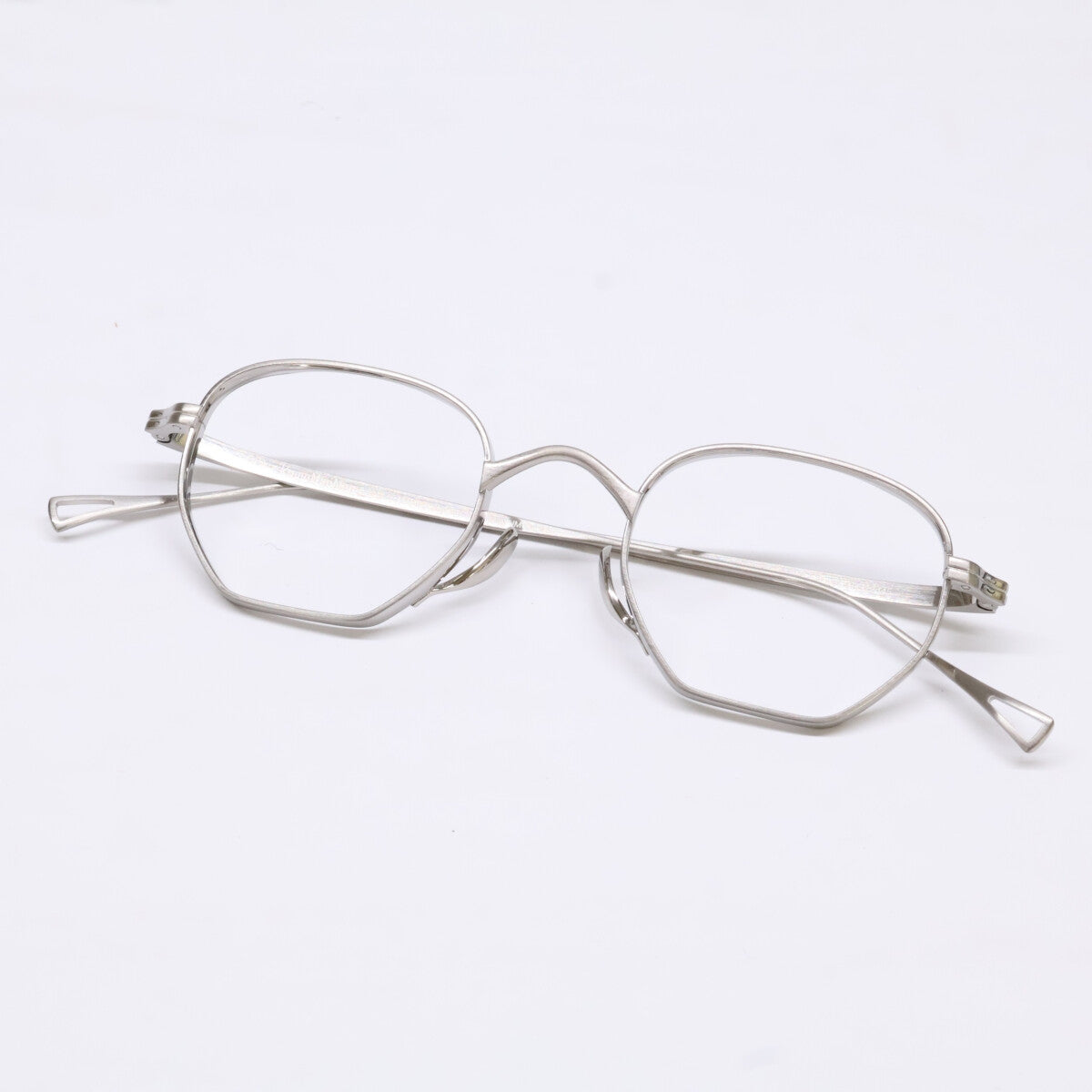KameManNen KMN9919 TSH Silver Titanium Glasses Size 46X22-145