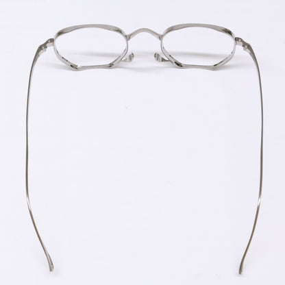 KameManNen KMN9919 TSH Silver Titanium Glasses Size 46X22-145