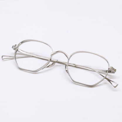 KameManNen KMN9919 TSH Silver Titanium Glasses Size 48X22-145
