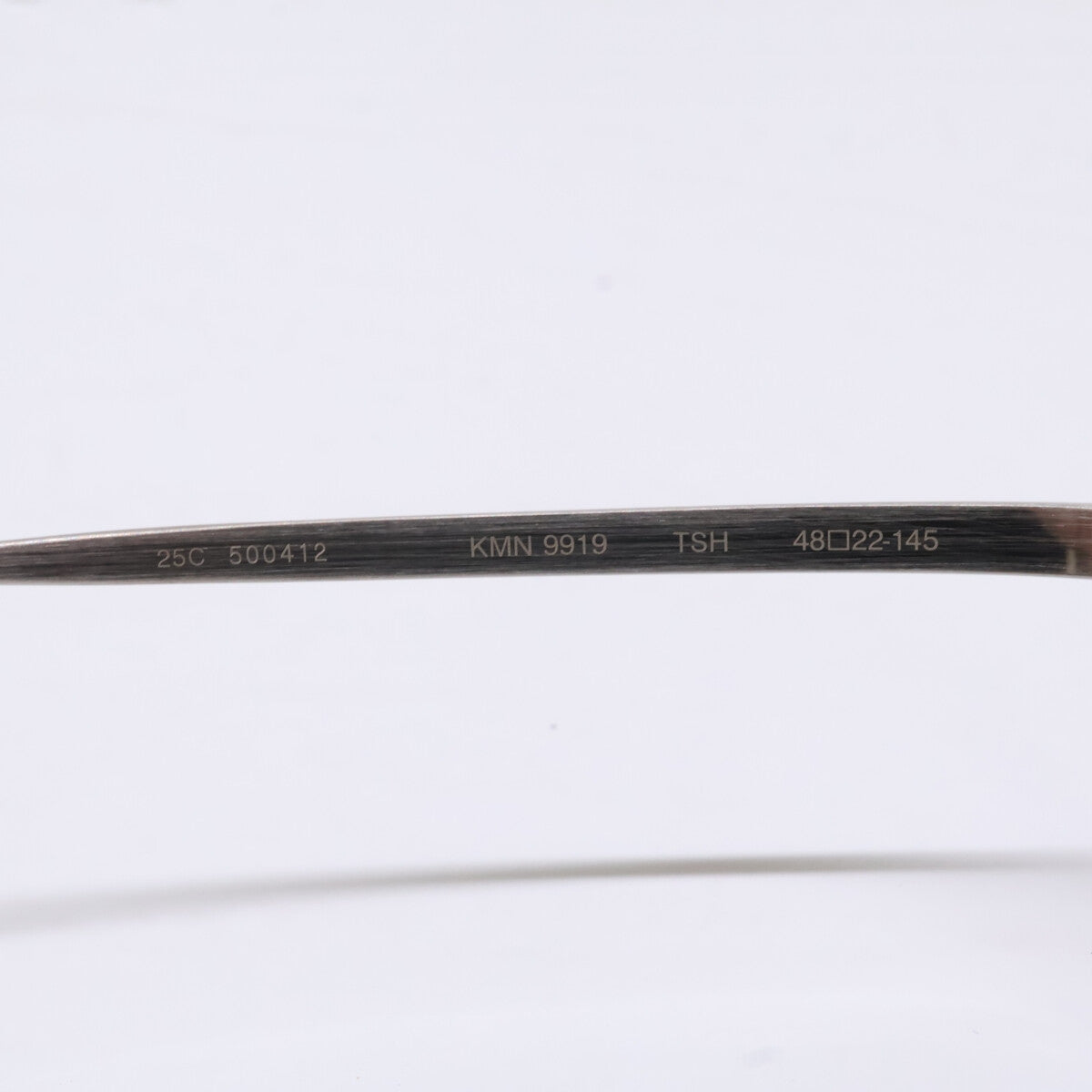 KameManNen KMN9919 TSH Silver Titanium Glasses Size 48X22-145