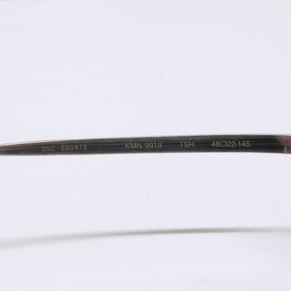 KameManNen KMN9919 TSH Silver Titanium Glasses Size 48X22-145