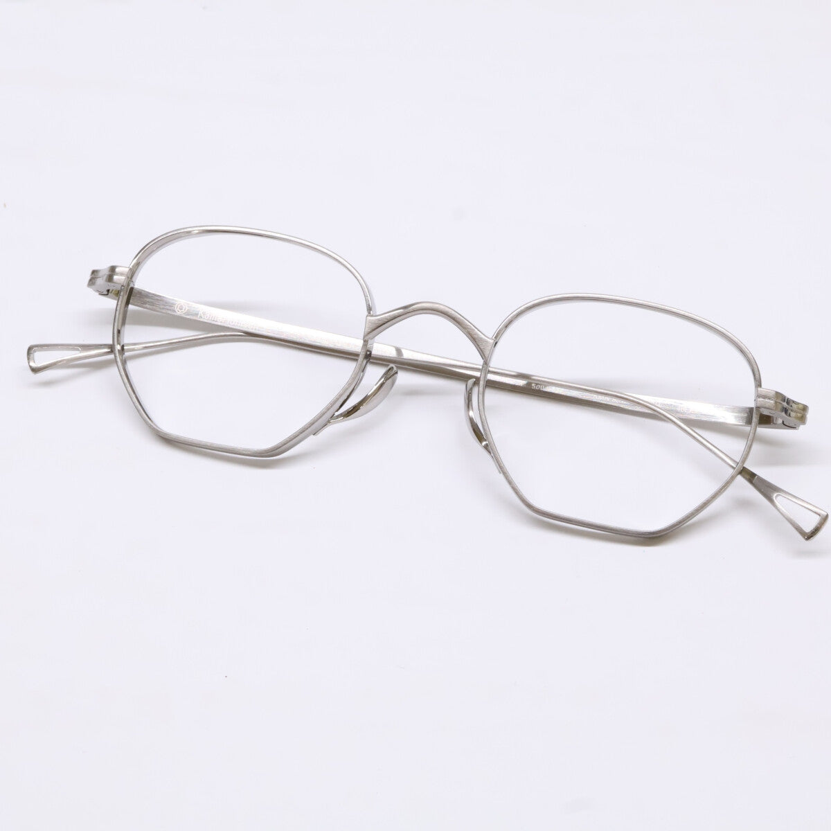 KameManNen KMN9919 TSH Silver Titanium Glasses Size 48X22-145