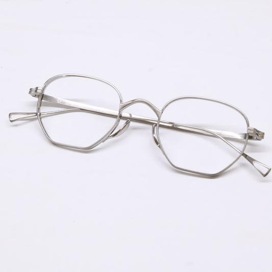 KameManNen KMN9919 TSH Silver Titanium Glasses Size 48X22-145