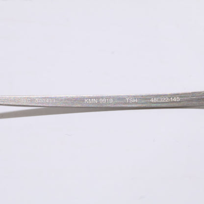 KameManNen KMN9919 TSH Silver Titanium Glasses Size 48X22-145
