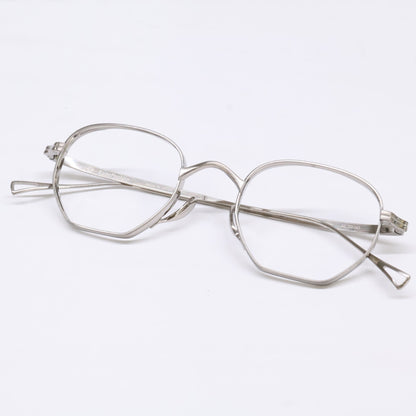 KameManNen KMN9919 TSH Silver Titanium Glasses Size 48X22-145