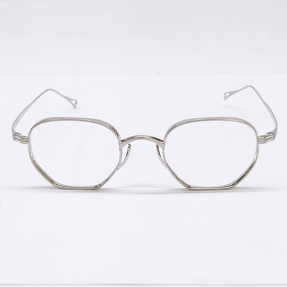 KameManNen KMN9919 TSH Silver Titanium Glasses Size 48X22-145