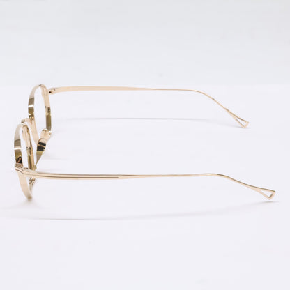 KameManNen KMN9919 GD Gold Titanium Glasses Size 46X22-145