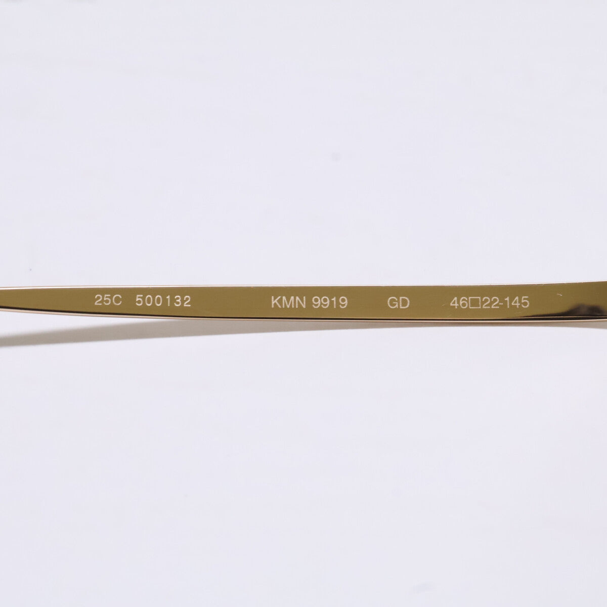 KameManNen KMN9919 GD Gold Titanium Glasses Size 46X22-145
