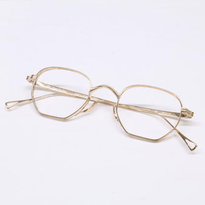KameManNen KMN9919 GD Gold Titanium Glasses Size 46X22-145
