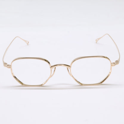 KameManNen KMN9919 GD Gold Titanium Glasses Size 46X22-145