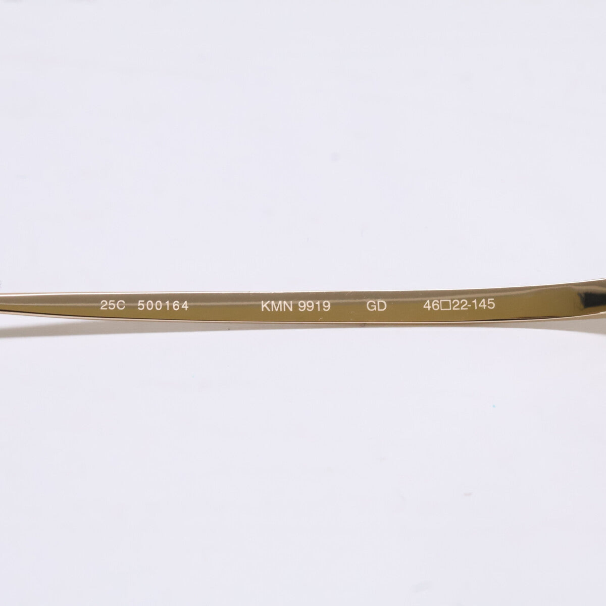 KameManNen KMN9919 GD Gold Titanium Glasses Size 46X22-145