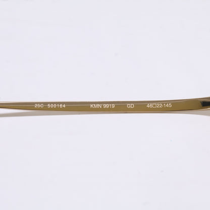KameManNen KMN9919 GD Gold Titanium Glasses Size 46X22-145