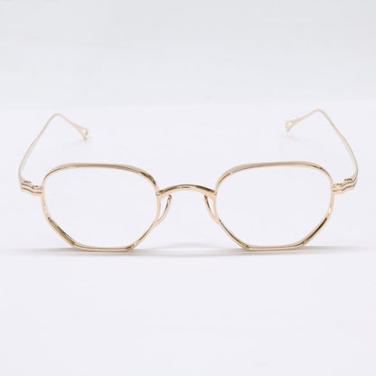 KameManNen KMN9919 GD Gold Titanium Glasses Size 46X22-145