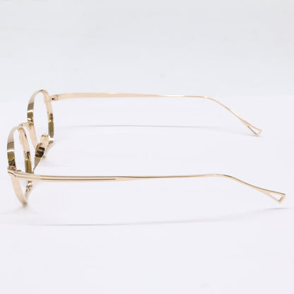KameManNen KMN9919 GD Gold Titanium Glasses Size 46X22-145
