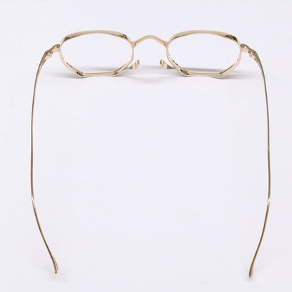 KameManNen KMN9919 GD Gold Titanium Glasses Size 46X22-145