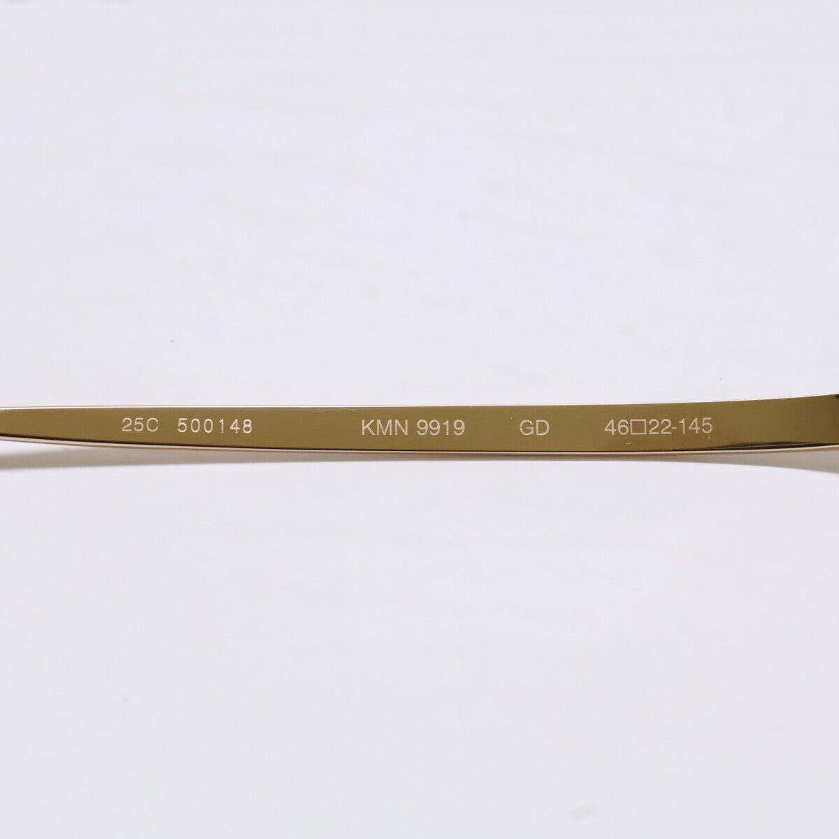 KameManNen KMN9919 GD Gold Titanium Glasses Size 46X22-145