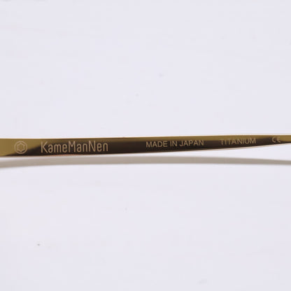 KameManNen KMN9919 GD Gold Titanium Glasses Size 46X22-145