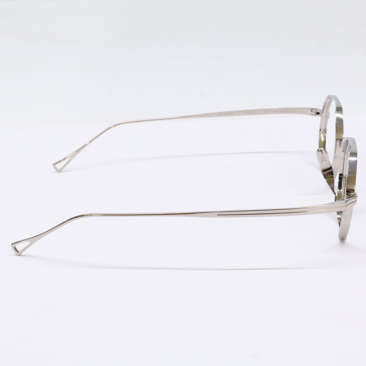 KameManNen KMN152 TS Octagon Silver Titanium Glasses Size 44X23-145