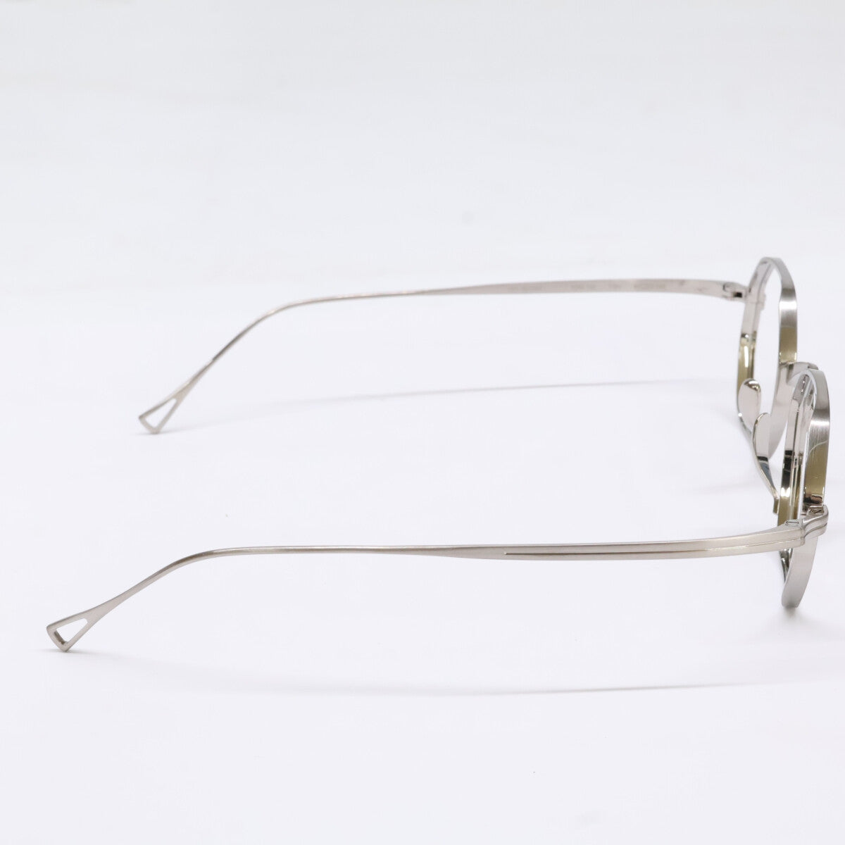 KameManNen KMN152 Octagon Eyeglasses Silver Size 44X23-145