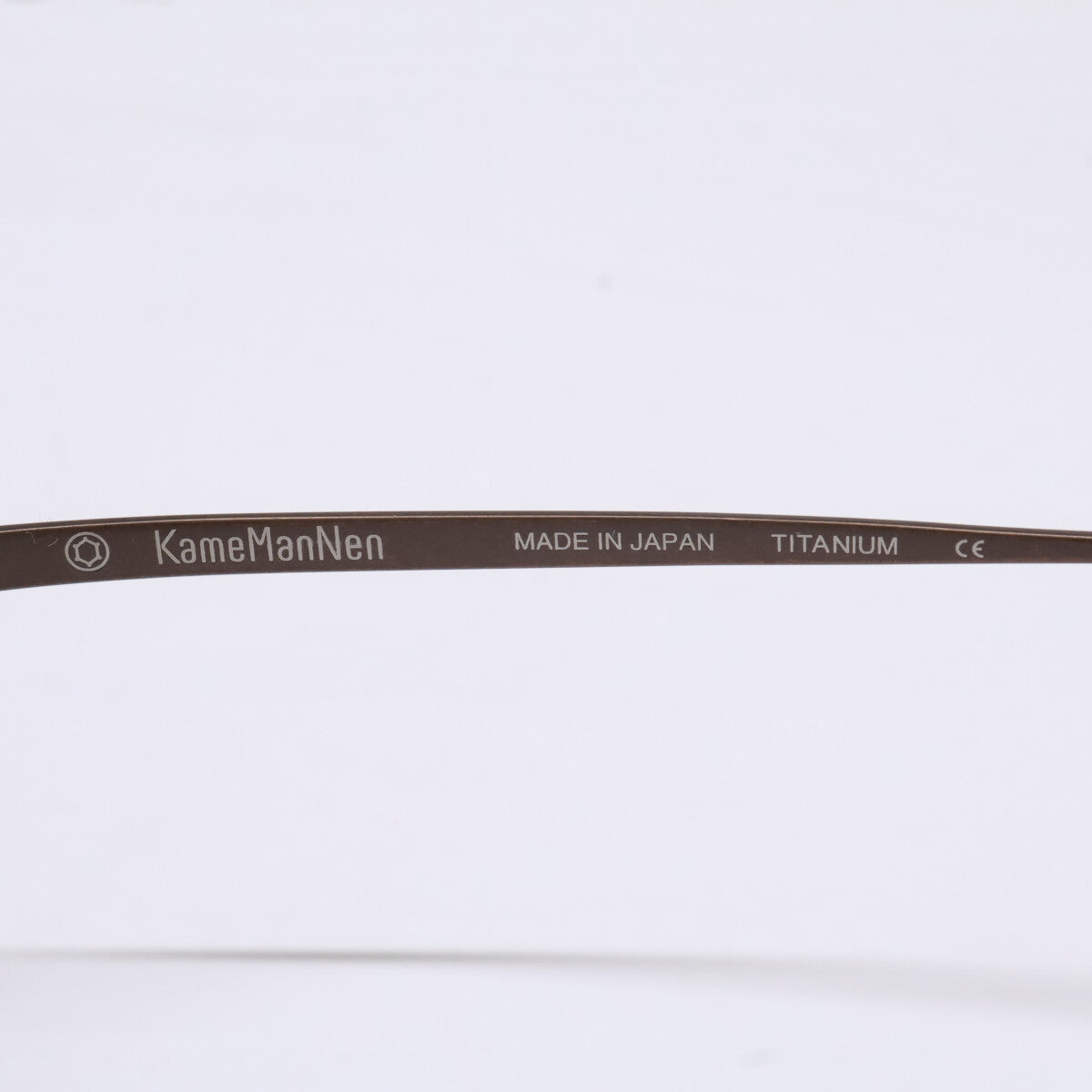 KameManNen KMN152 Octagon Eyeglasses Brown Size 44X23-145