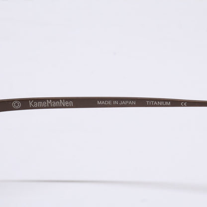 KameManNen KMN152 Octagon Eyeglasses Brown Size 44X23-145