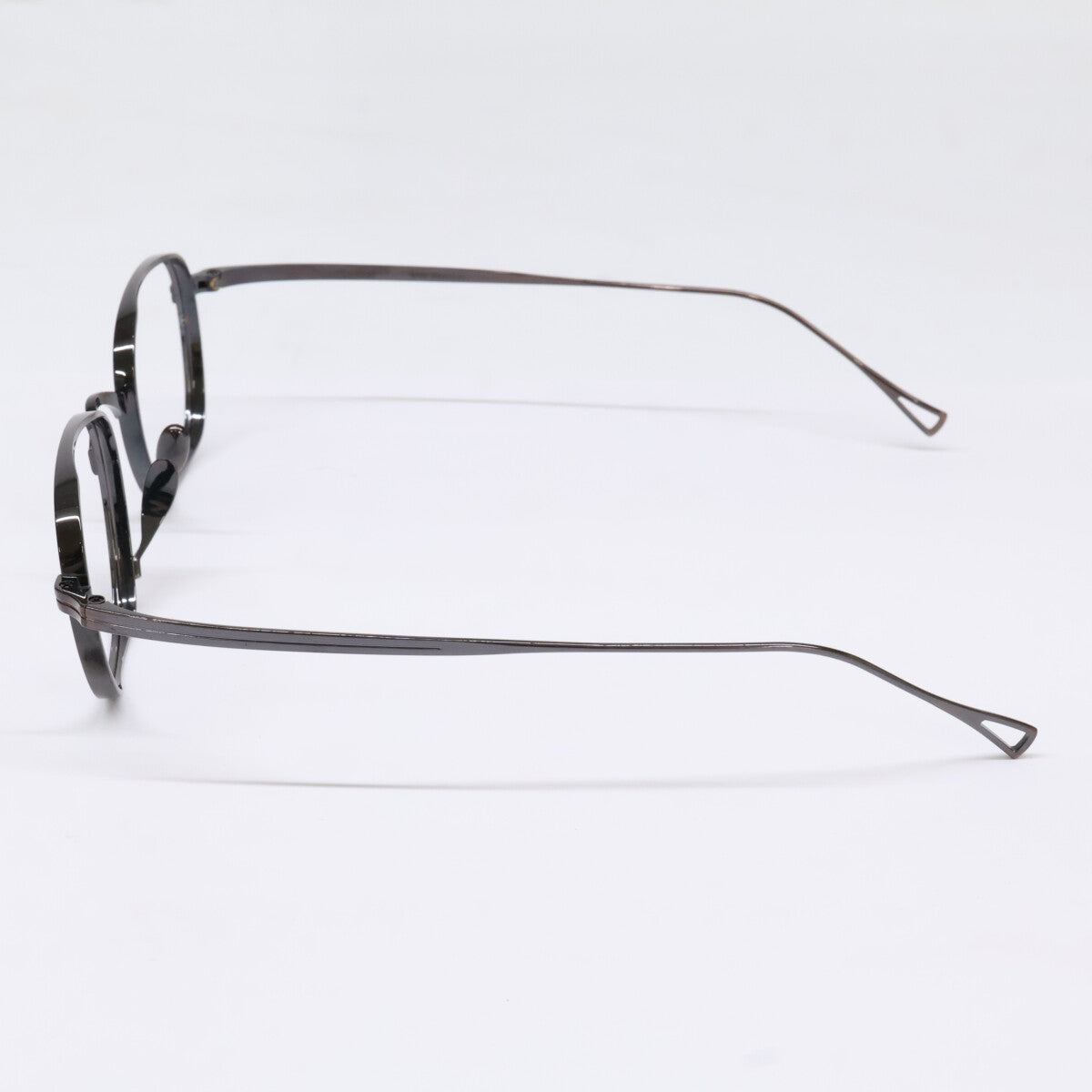 KameManNen KMN114 Square Eyeglasses Brown Size 48X22-145
