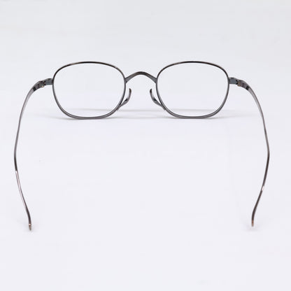 KameManNen KMN114 Square Eyeglasses Brown Size 48X22-145