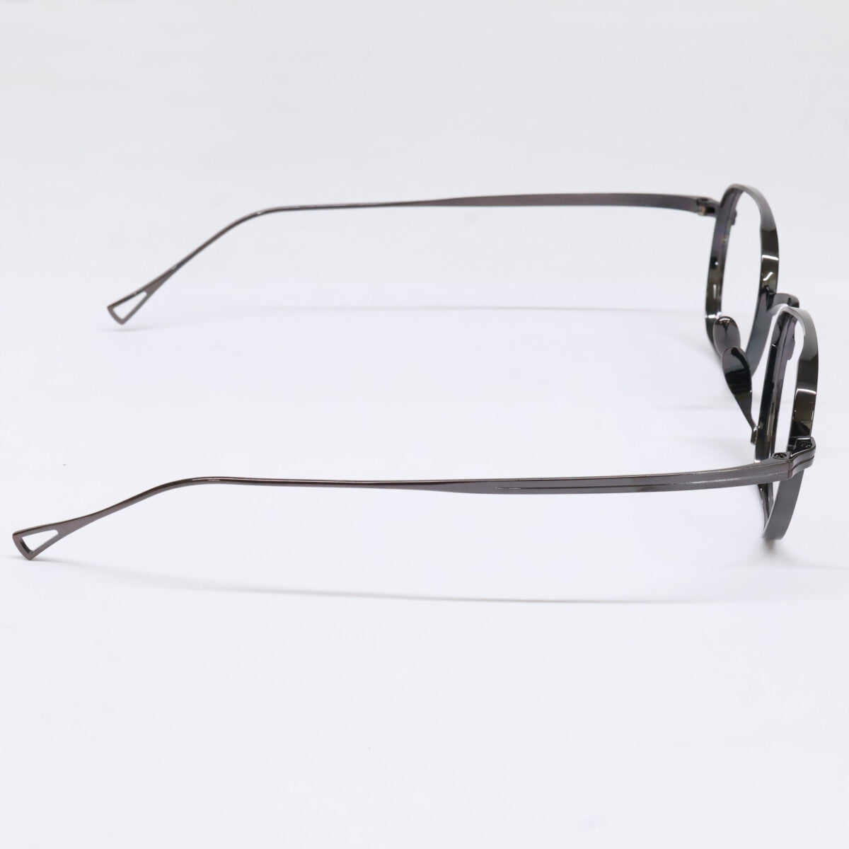 KameManNen KMN114 Square Eyeglasses Brown Size 48X22-145