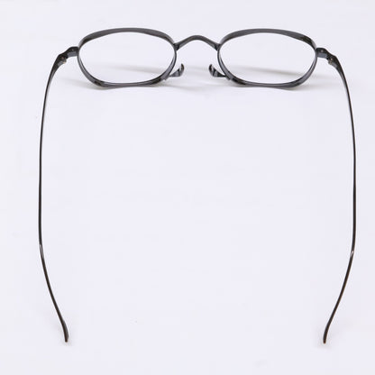 KameManNen KMN114 Square Eyeglasses Brown Size 48X22-145