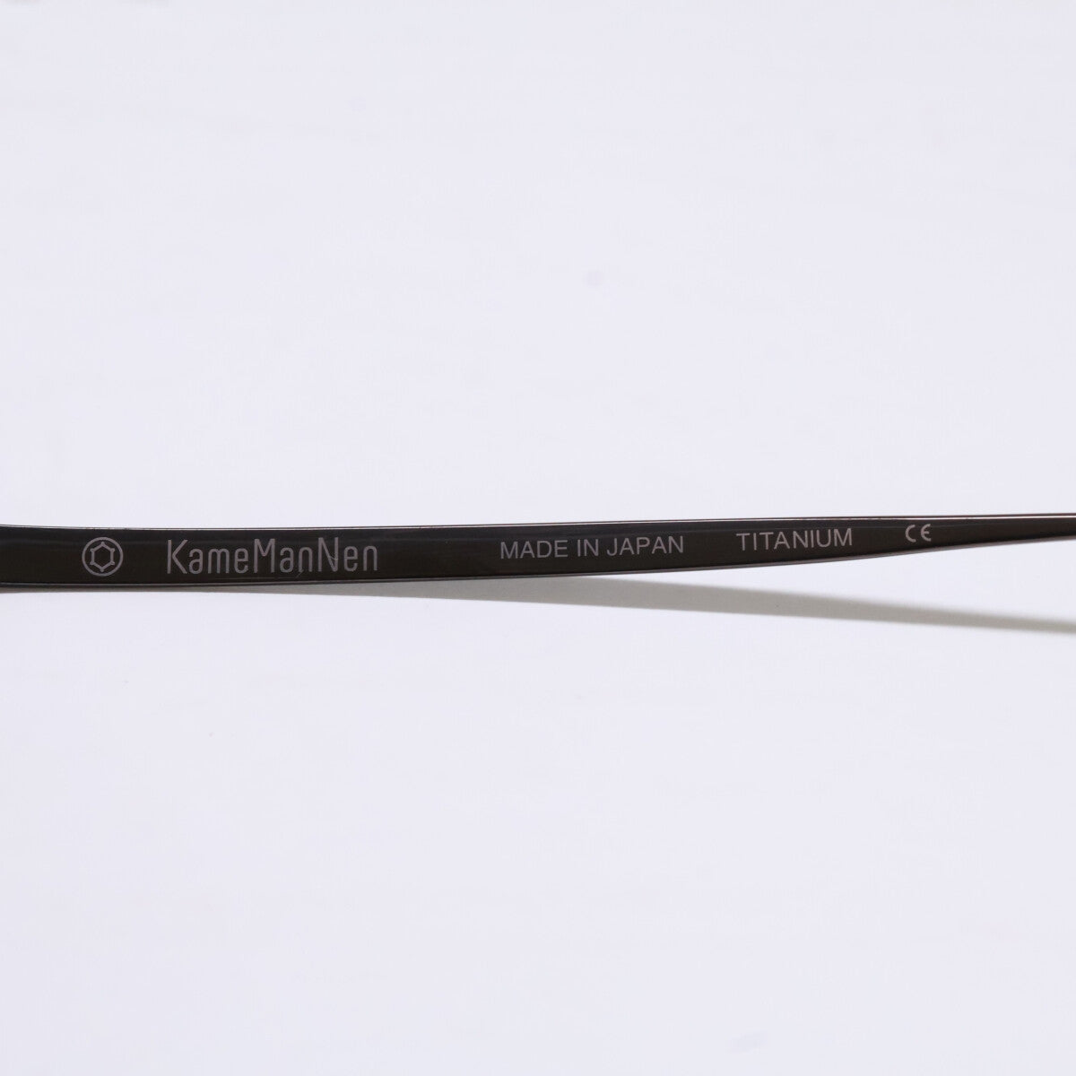KameManNen KMN114 Square Eyeglasses Brown Size 48X22-145
