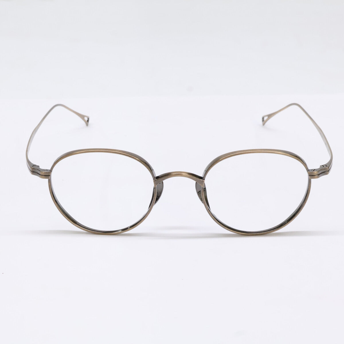 KameManNen KMN113 Boston Antique Gold Glasses Size 48X21-145