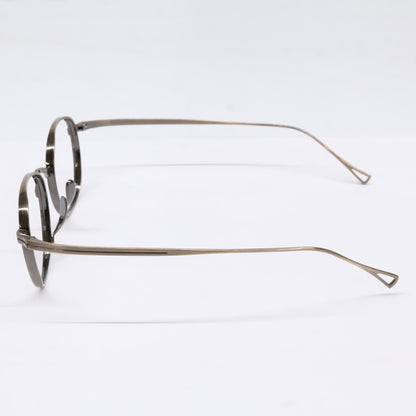 KameManNen KMN113 Boston Antique Gold Glasses Size 48X21-145