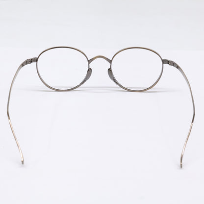 KameManNen KMN113 Boston Antique Gold Glasses Size 48X21-145