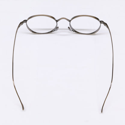 KameManNen KMN113 Boston Antique Gold Glasses Size 48X21-145