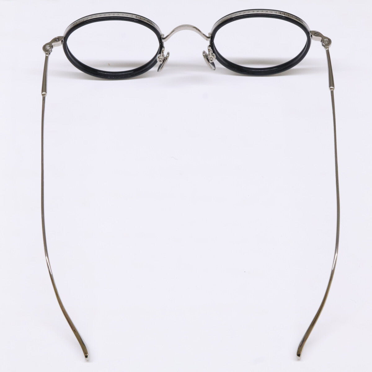 KameManNen KMN139 Eyeglasses Black/Silver Size 43X24-143