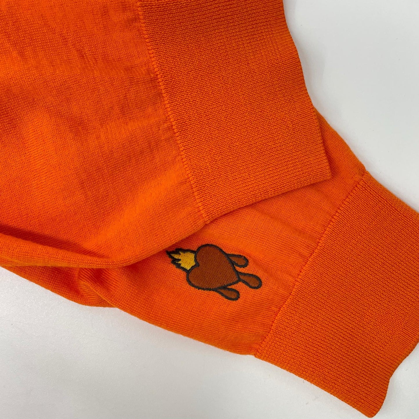 DSQUARED2 S75HA1148 Oversized Patch Cardigan Orange Size XS