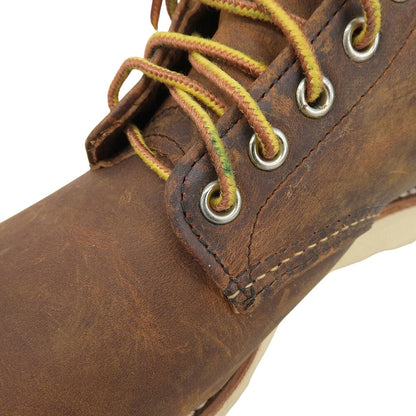 Red Wing 9111 6-inch Classic Round Boots Brown Size 6.5D(US)