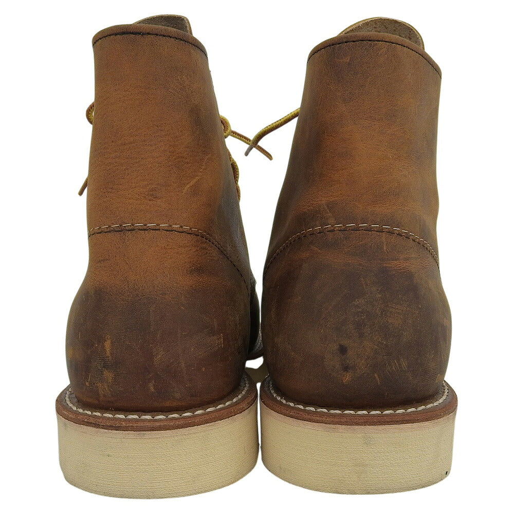 Red Wing 9111 6-inch Classic Round Boots Brown Size 6.5D(US)