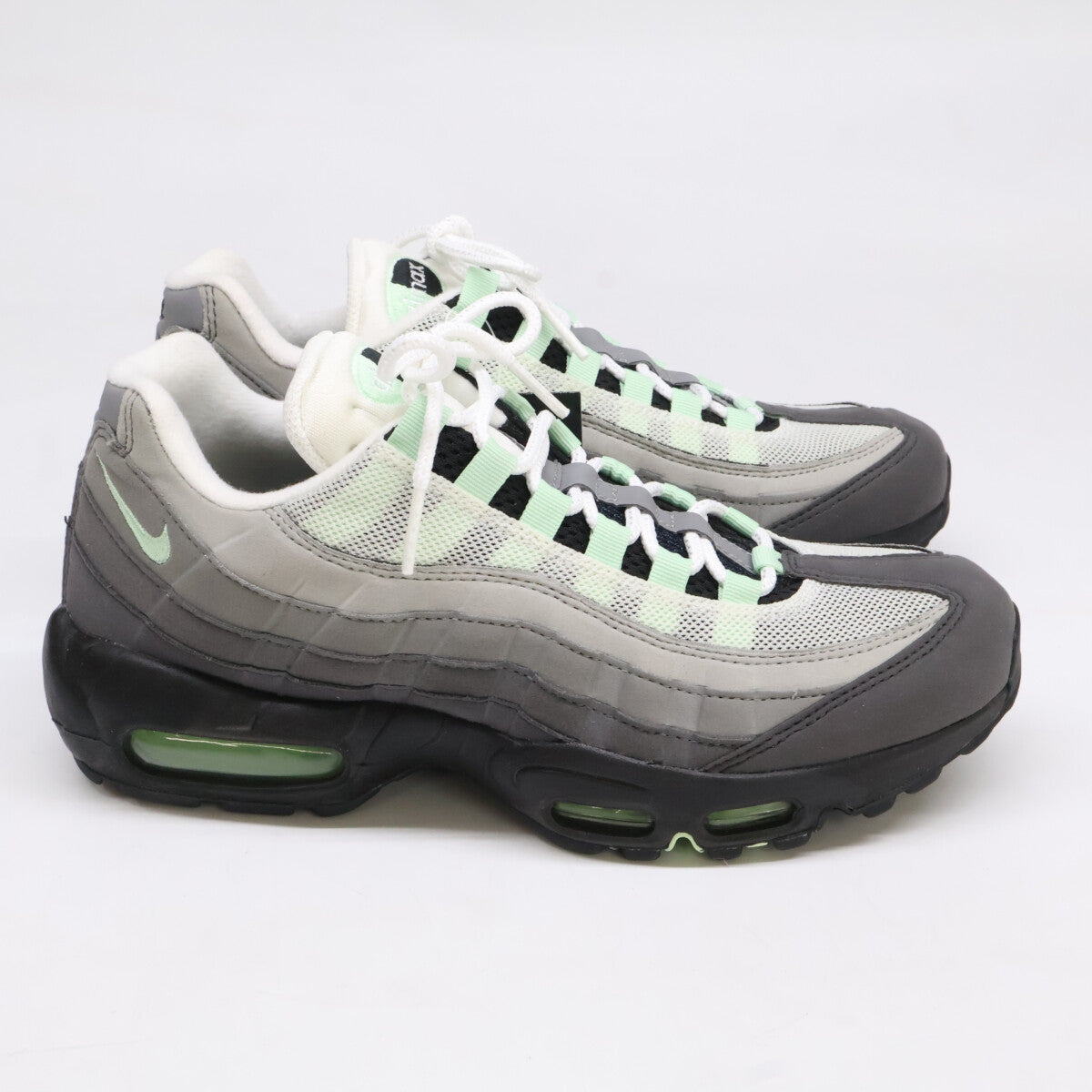 NIKE CD7495-101 Air Max 95 Sneakers White/Mint Size 25.5