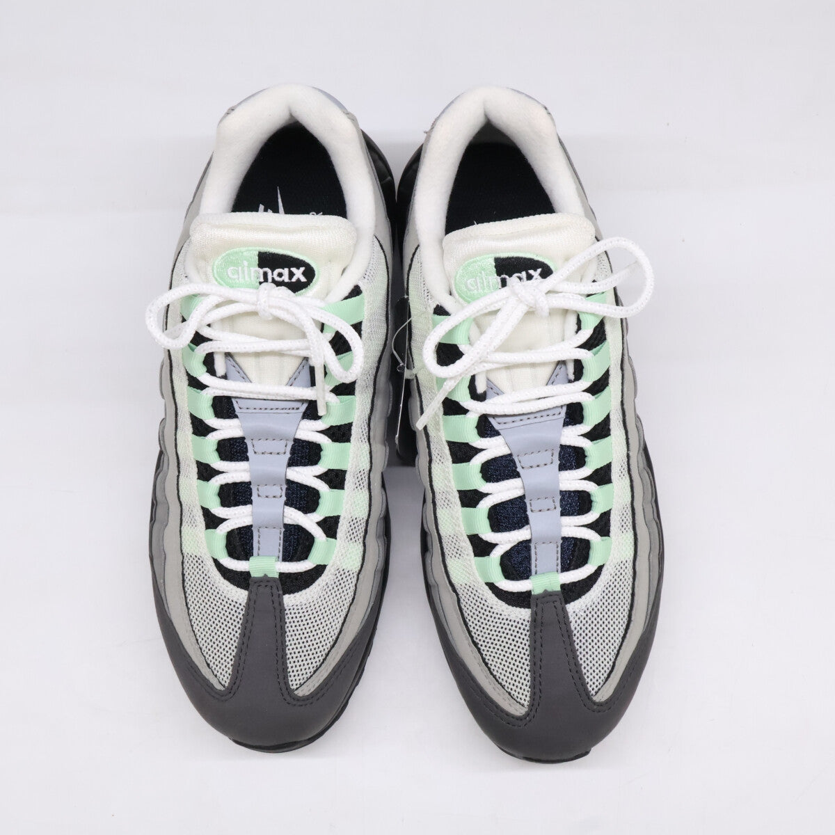 NIKE CD7495-101 Air Max 95 Sneakers White/Mint Size 25.5