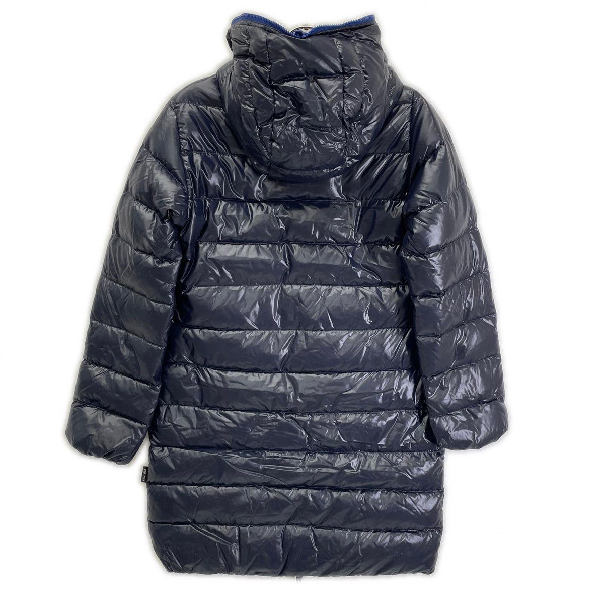 DUVETICA ACE Long Down Coat Black/Blue Size 42