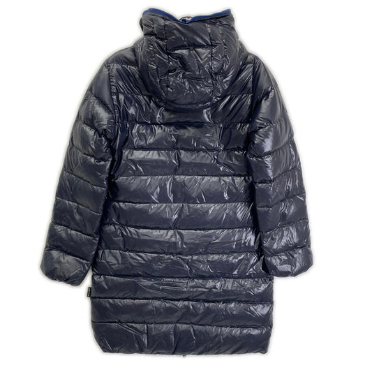 DUVETICA ACE Long Down Coat Black/Blue Size 42