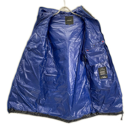 DUVETICA ACE Long Down Coat Black/Blue Size 42
