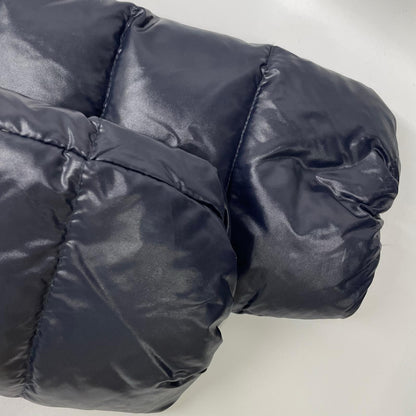 DUVETICA ACE Long Down Coat Black/Blue Size 42