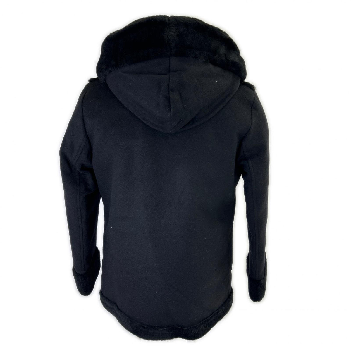MRC MRC146-LAB049 Mouton Wrap Hooded Coat Size IV